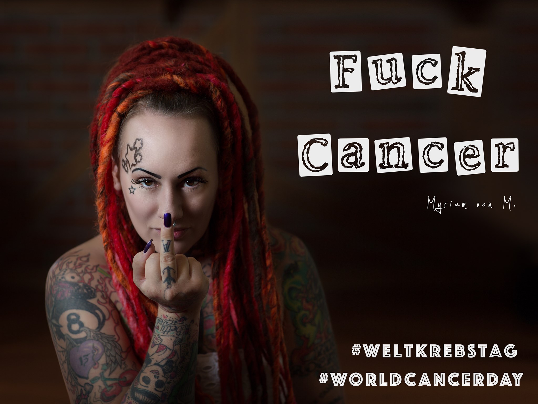 Weltkrebstag Fuck Cancer